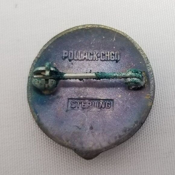 Vintage Sterling Silver Aroostook Medical Center 10 Years of Service Brooch Pin - Picture 3 of 6